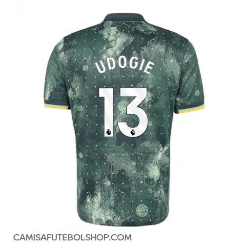 Camisa de time de futebol Tottenham Hotspur Destiny Udogie #13 Replicas 3º Equipamento 2024-25 Manga Curta